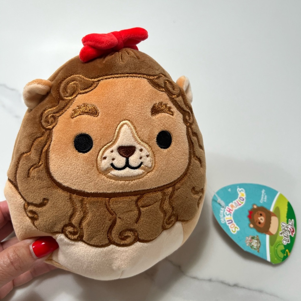 Squishmallows Cowardly Lion Plush Toy New with Tags